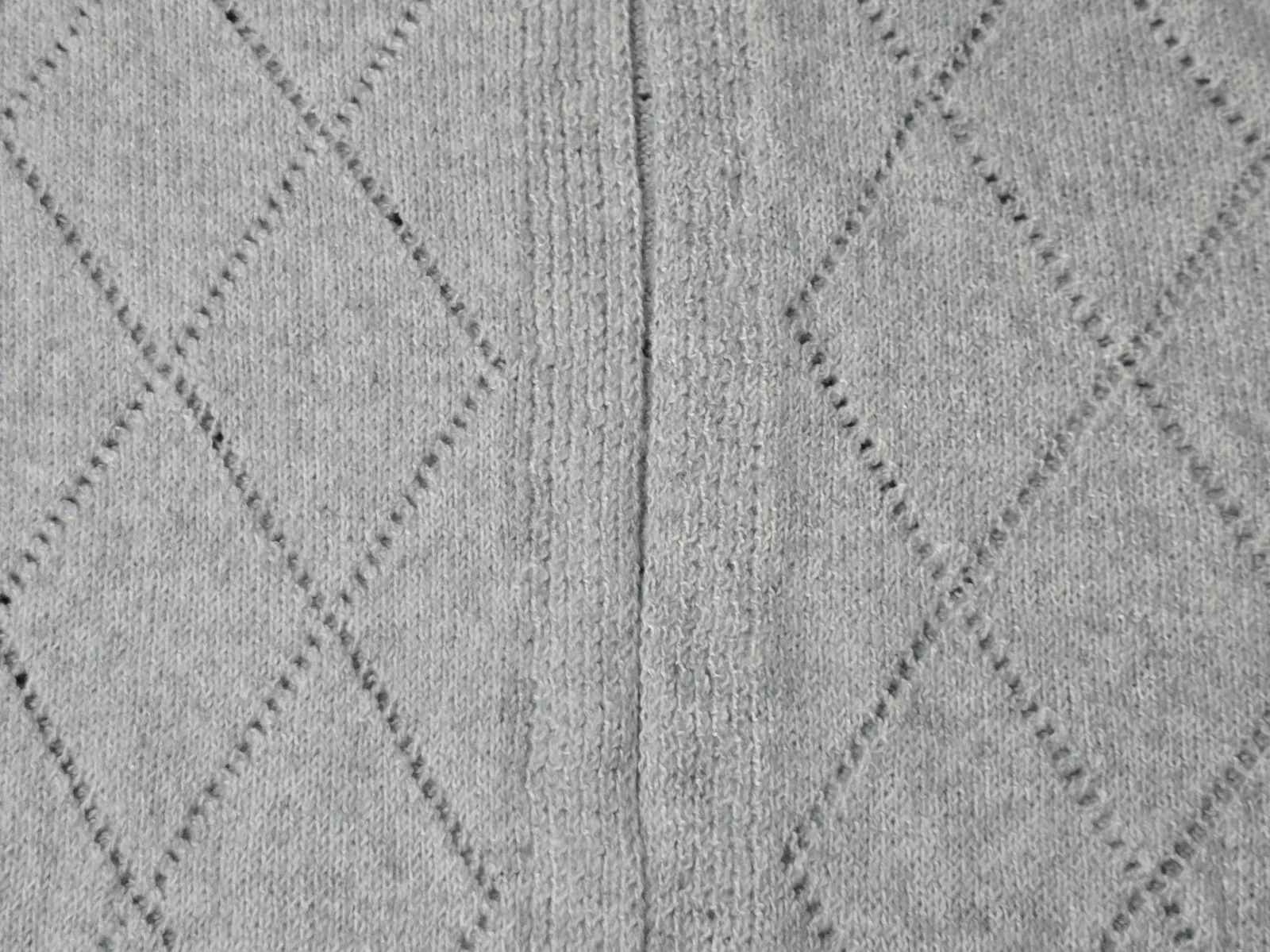Rebeca/Cardigan gris largo calado – photo 6